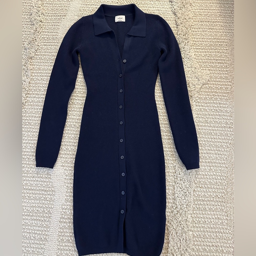 Aritzia Women’s Wilfred Knit Button-Up Dress